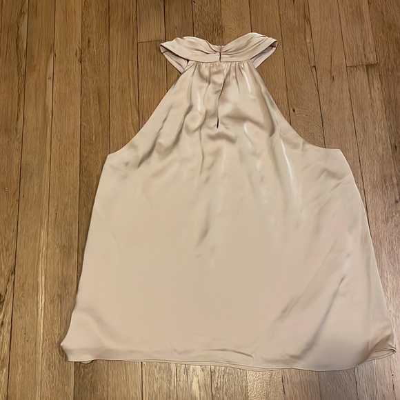 ✨ NWT Ramy Brook Hunter Halter Tank Top in Buttercream size Medium MSRP $295 - Picture 4 of 7